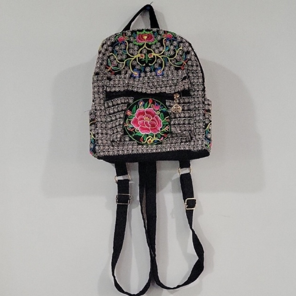 Boho Backpack Euc - image 8